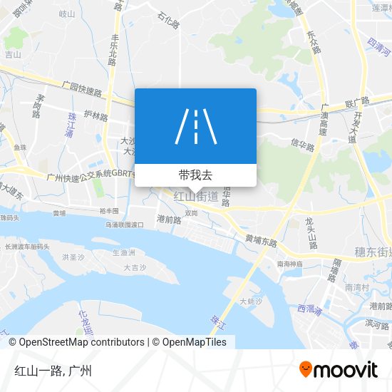 红山一路地图