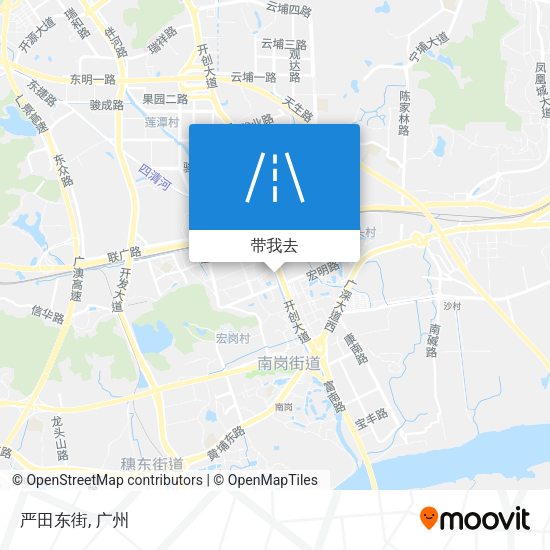 严田东街地图