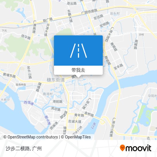 沙步二横路地图