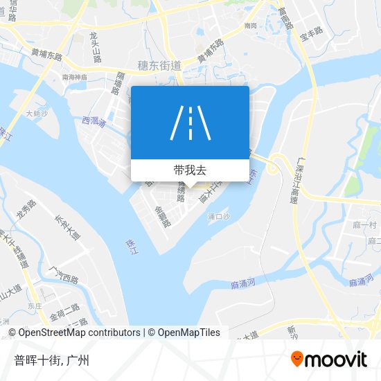 普晖十街地图