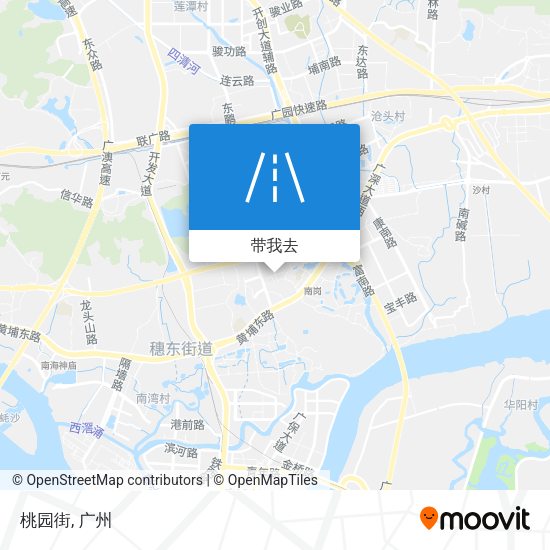 桃园街地图