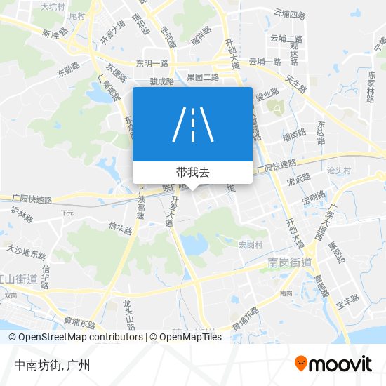 中南坊街地图