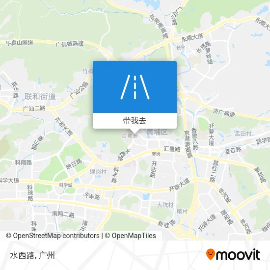 水西路地图