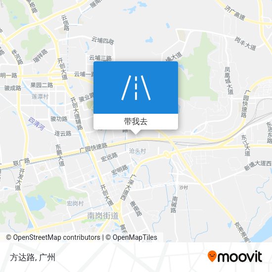方达路地图