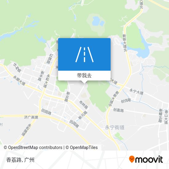 香荔路地图
