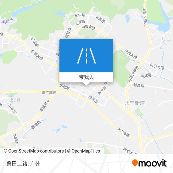 桑田二路地图