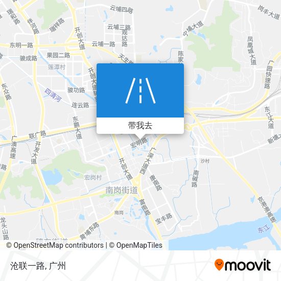 沧联一路地图