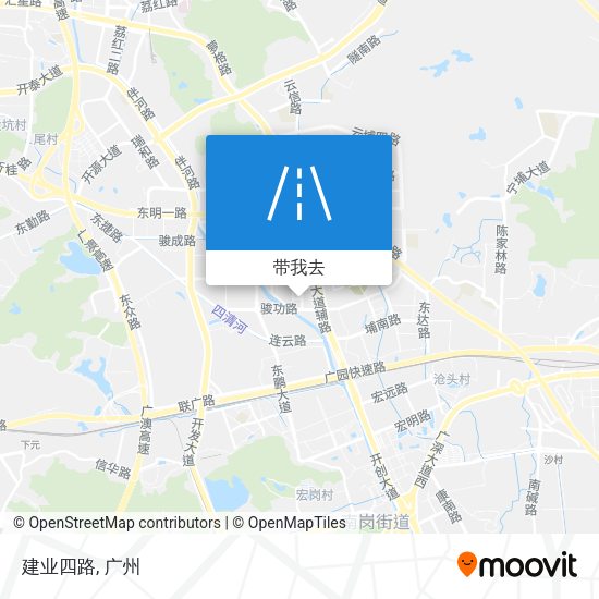 建业四路地图