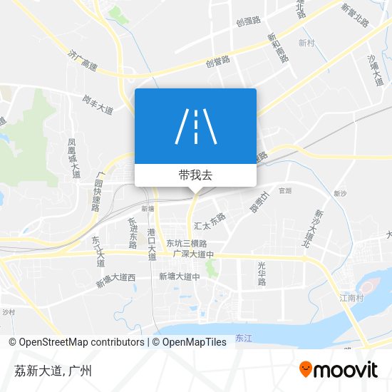 荔新大道地图