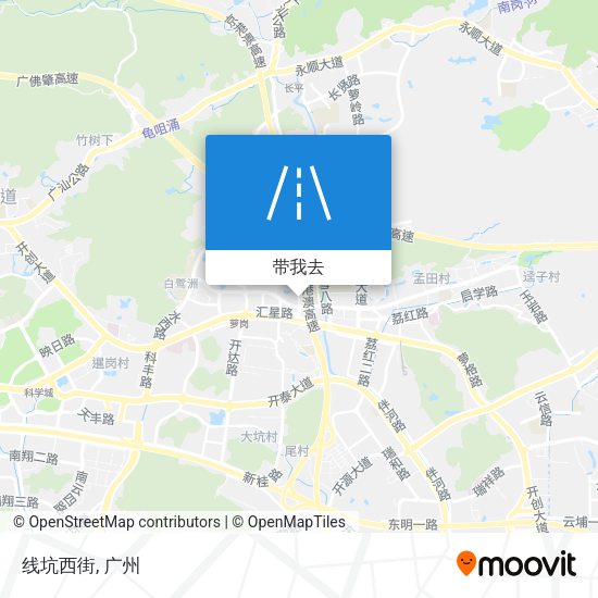 线坑西街地图