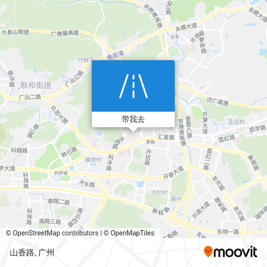 山香路地图