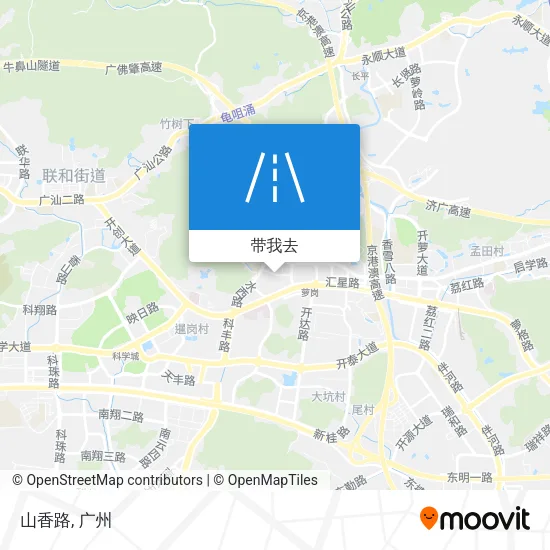 山香路地图