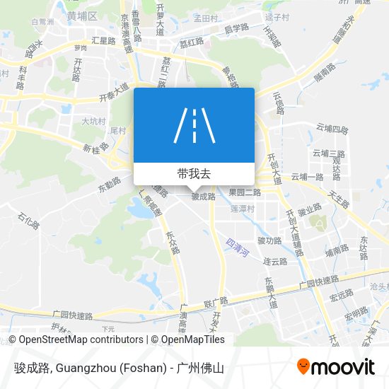 骏成路地图