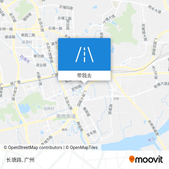 长塘路地图