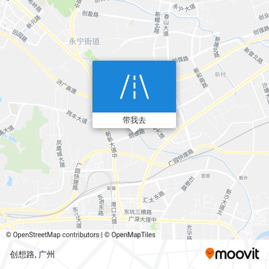 创想路地图