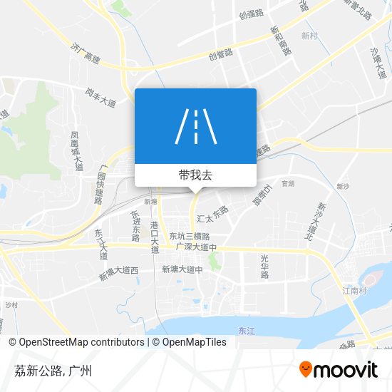 荔新公路地图