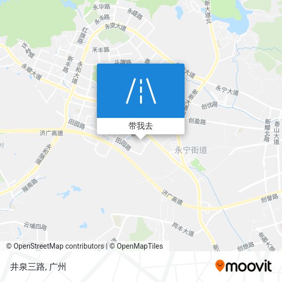 井泉三路地图