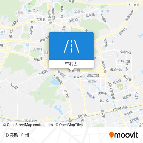 赵溪路地图