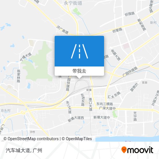 汽车城大道地图