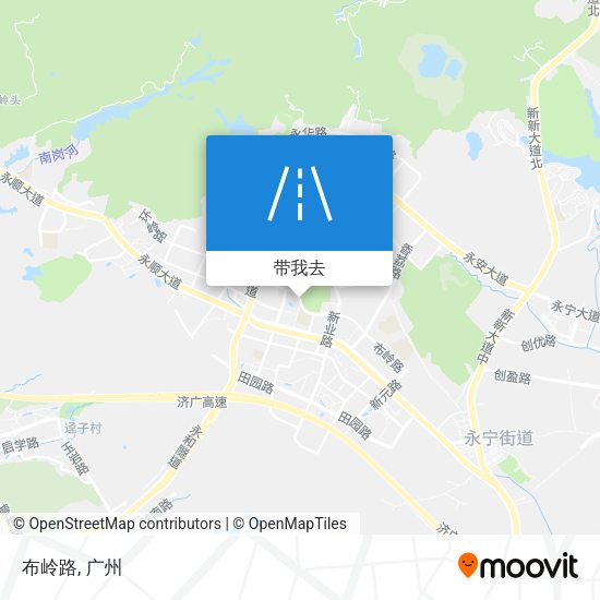 布岭路地图