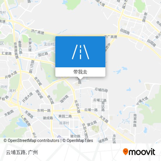 云埔五路地图