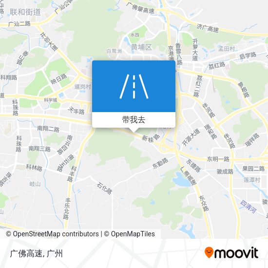 广佛高速地图