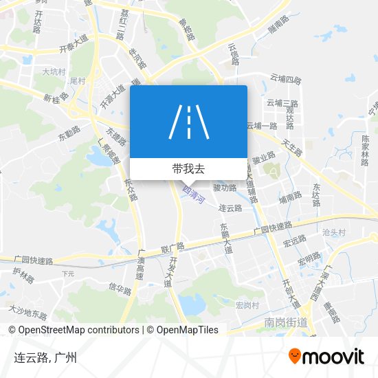 连云路地图