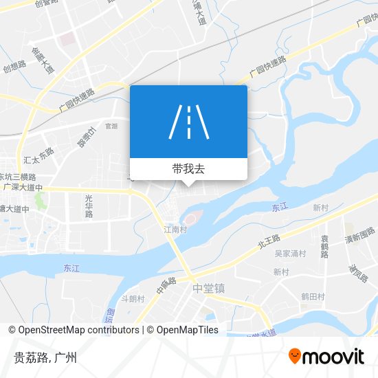 贵荔路地图