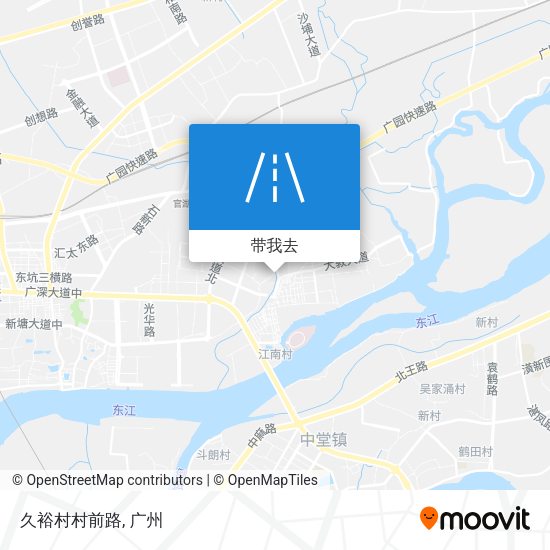 久裕村村前路地图