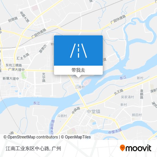 江南工业东区中心路地图