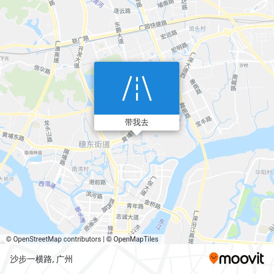沙步一横路地图