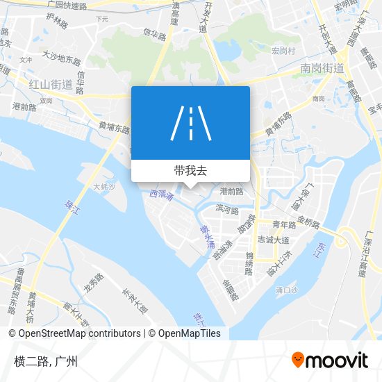 横二路地图