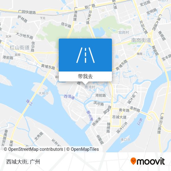 西城大街地图