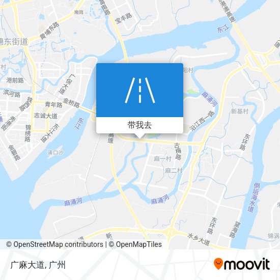 广麻大道地图