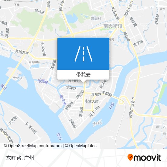 东晖路地图
