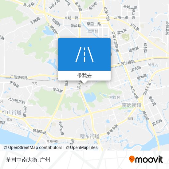 笔村中南大街地图