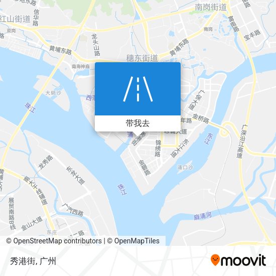 秀港街地图