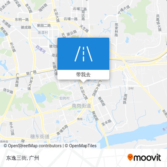 东逸三街地图