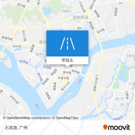 石英路地图