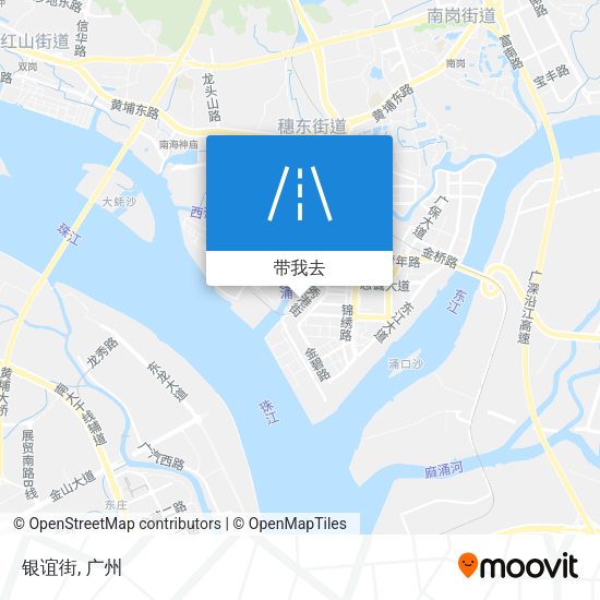 银谊街地图