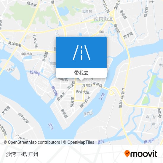 沙湾三街地图