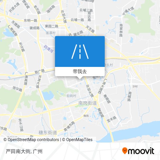 严田南大街地图