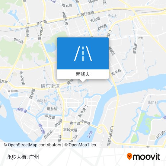 鹿步大街地图