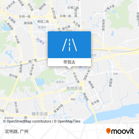 宏明路地图