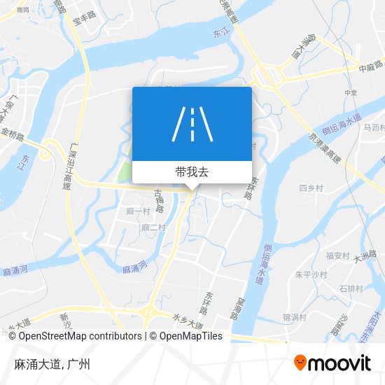 麻涌大道地图