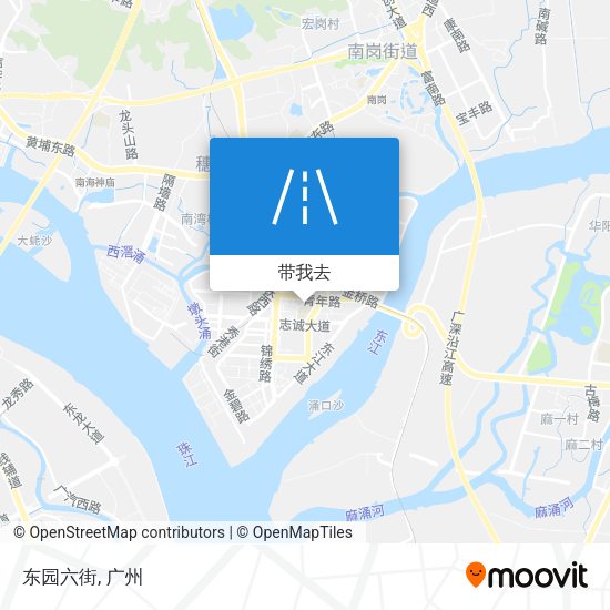 东园六街地图