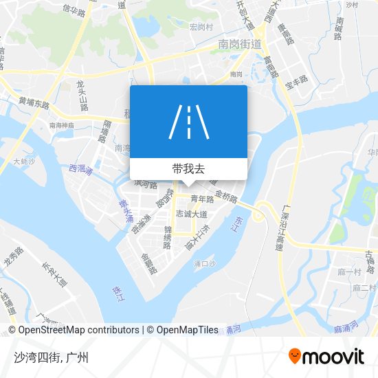 沙湾四街地图