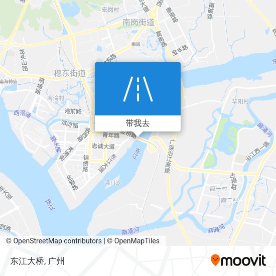 东江大桥地图