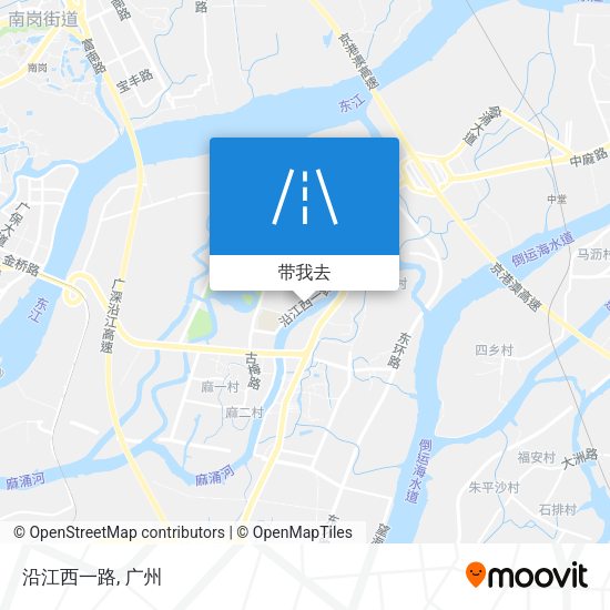 沿江西一路地图
