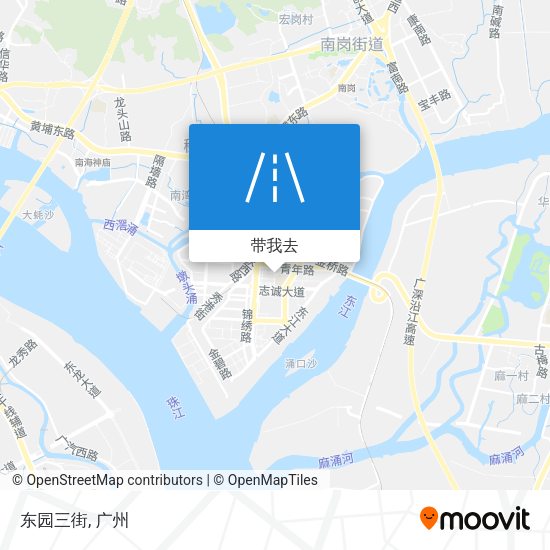 东园三街地图